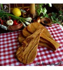4 pcs natural cutted olivewood board