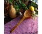 cooking spoon, strainer , olive wood