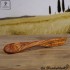 Butter knife out of olive wood